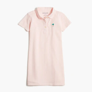 Crewcuts j crew for kids pink collared polo shirt dress